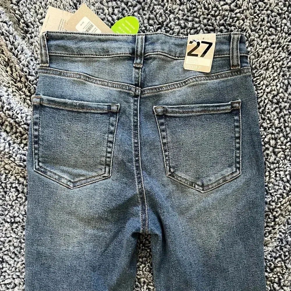 NWT - Forever21 - Jeans - High Rise Skinny Fit Skinny Leg - Size 27 - Picture 12 of 13